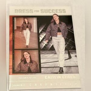 Caitlin Clark Basketball Card Dress for Success